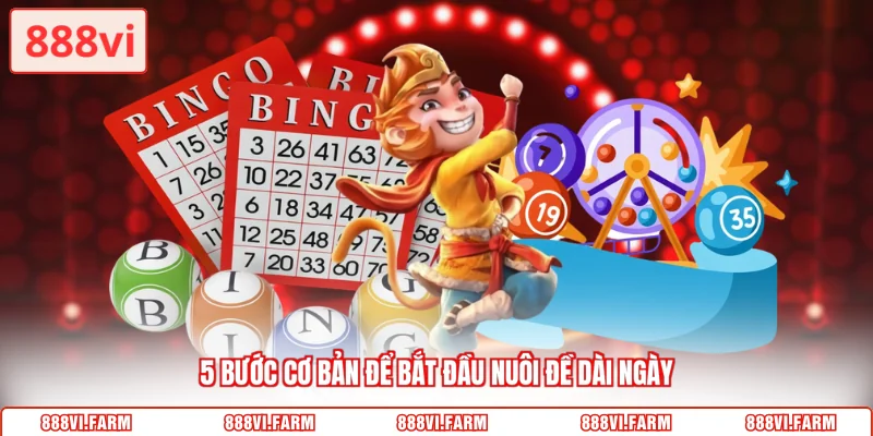 5 bước cơ bản để bắt đầu nuôi đề dài ngày