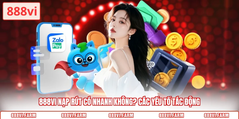888VI nạp rút có nhanh không? Các yếu tố tác động