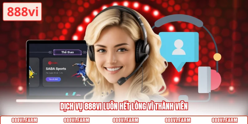Dịch vụ 888vi luôn hết lòng vì thành viên