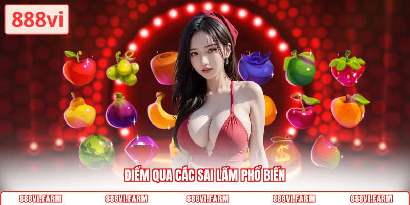 Điểm qua các sai lầm phổ biến