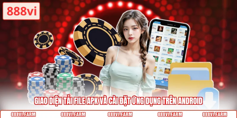 Giao diện tải file APK và cài đặt ứng dụng trên Android