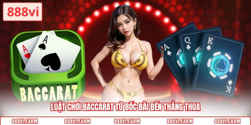 Luật chơi baccarat từ bốc bài đến thắng thua