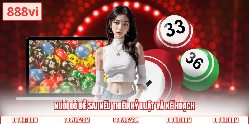 Nuôi lô dễ sai nếu thiếu kỷ luật và kế hoạch